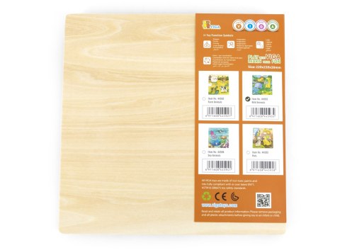 Viga Viga 44593 Puzzle z uchwytami - dzikie zwierzęta