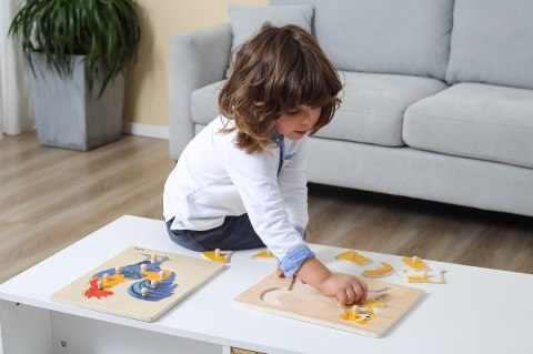 Viga Viga 44611 Puzzle na podkładce z uchwytami - Pies