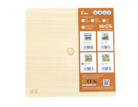 Viga Viga 44631 Puzzle na podkładce 9 elementów - pociąg Viga Viga 44631 Puzzle na podkładce 9 elementów - pociąg