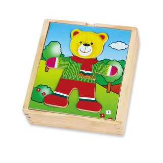 Viga Viga 56401 Układanka ubieranka Miś - chłopiec