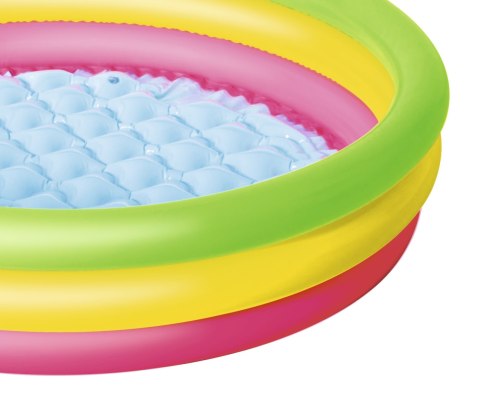 Bestway BESTWAY 51104 BASEN DMUCHANY TRZY KOLORY MEDIUM 102cm x 25cm Bestway BESTWAY 51104 BASEN DMUCHANY TRZY KOLORY MEDIUM 102cm x 25cm