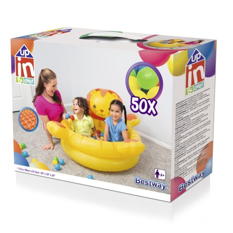 Bestway Bestway 52261 DMUCHANY BASENIK Z PIŁKAMI LEW 111cm x 98cm x 61.5cm Bestway Bestway 52261 DMUCHANY BASENIK Z PIŁKAMI LEW 111cm x 98cm x 61.5cm