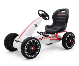 Milly Mally Gokart na pedały Abarth White