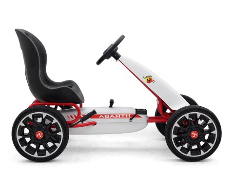 Milly Mally Gokart na pedały Abarth White Milly Mally Gokart na pedały Abarth White