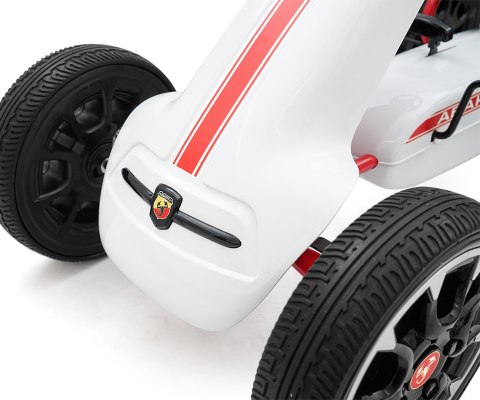 Milly Mally Gokart na pedały Abarth White Milly Mally Gokart na pedały Abarth White