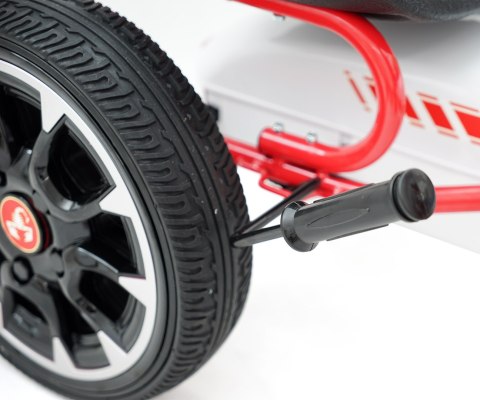 Milly Mally Gokart na pedały Abarth White Milly Mally Gokart na pedały Abarth White