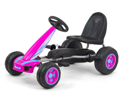 Milly Mally Gokart na pedały Viper Pink Milly Mally Gokart na pedały Viper Pink