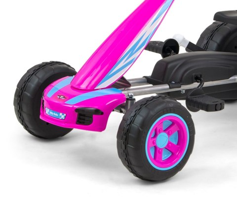 Milly Mally Gokart na pedały Viper Pink Milly Mally Gokart na pedały Viper Pink