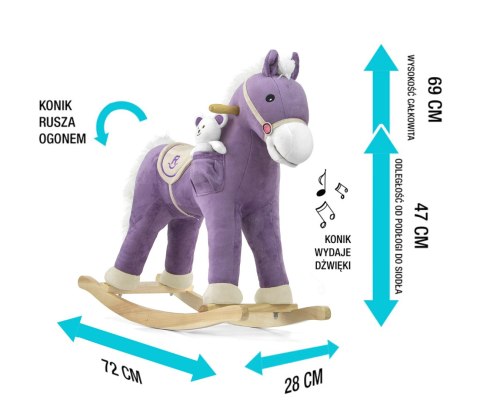 Milly Mally Koń Pony Purple Milly Mally Koń Pony Purple