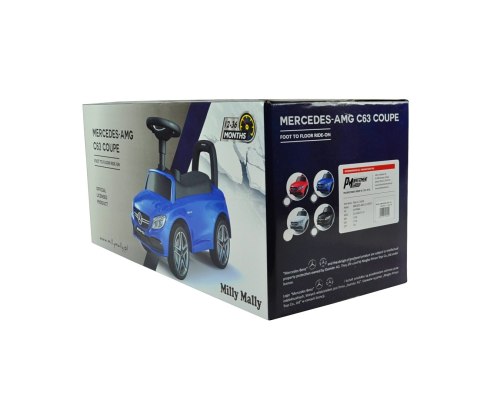 Milly Mally Pojazd MERCEDES-AMG C63 Coupe Blue S Milly Mally Pojazd MERCEDES-AMG C63 Coupe Blue S