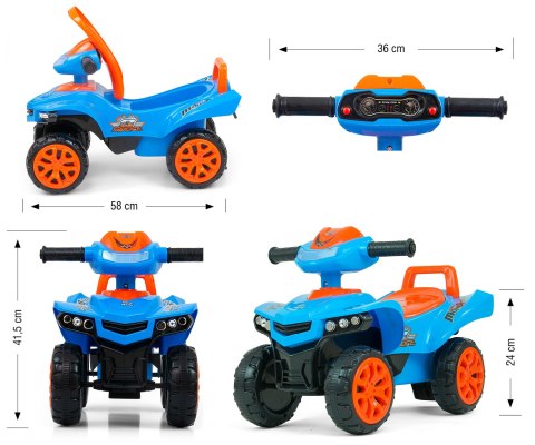 Milly Mally Pojazd Monster Blue