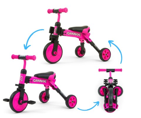 Milly Mally Rowerek 2w1 Grande Pink Milly Mally Rowerek 2w1 Grande Pink