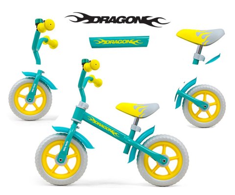 Milly Mally Rowerek Biegowy Dragon Mint