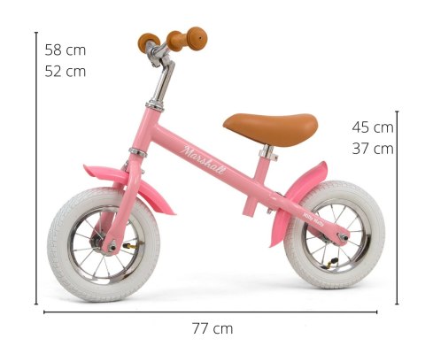 Milly Mally Rowerek Biegowy Marshall Air Pink Milly Mally Rowerek Biegowy Marshall Air Pink
