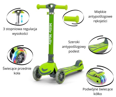 Milly Mally Scooter Boogie Green Milly Mally Scooter Boogie Green