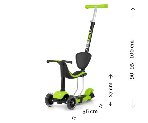 Milly Mally Scooter Little Star Green