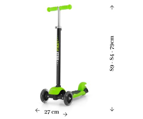 Milly Mally Scooter Little Star Green