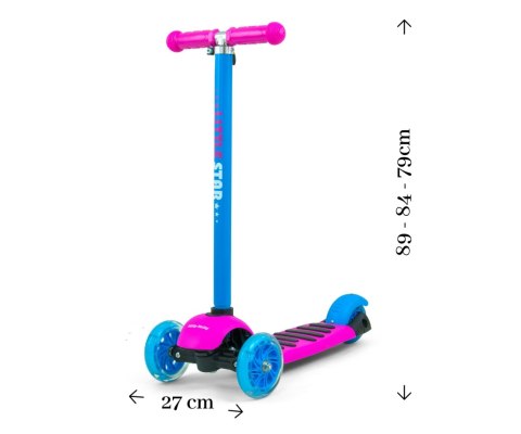 Milly Mally Scooter Little Star Pink-Blue Milly Mally Scooter Little Star Pink-Blue