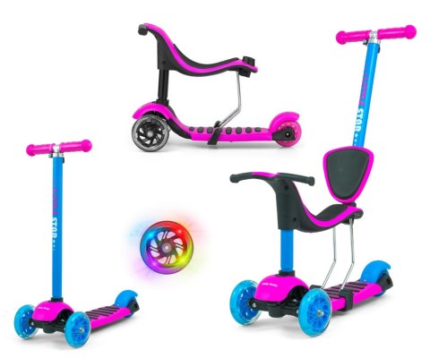 Milly Mally Scooter Little Star Pink-Blue Milly Mally Scooter Little Star Pink-Blue