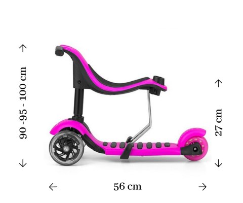 Milly Mally Scooter Little Star Pink