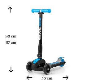 Milly Mally Scooter Magic Blue