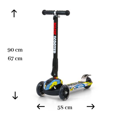 Milly Mally Scooter Magic Graffiti Milly Mally Scooter Magic Graffiti