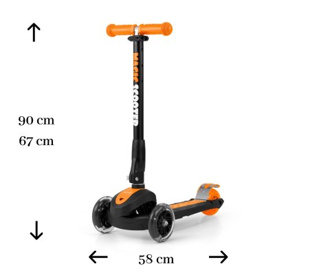Milly Mally Scooter Magic Orange Milly Mally Scooter Magic Orange