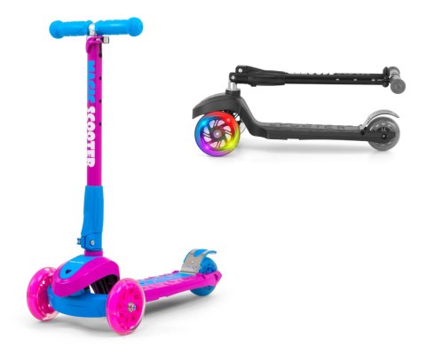 Milly Mally Scooter Magic Pink-Blue