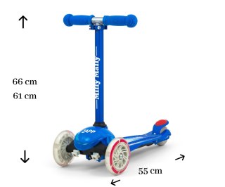 Milly Mally Scooter Zapp Deep Blue