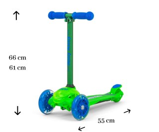 Milly Mally Scooter Zapp Green