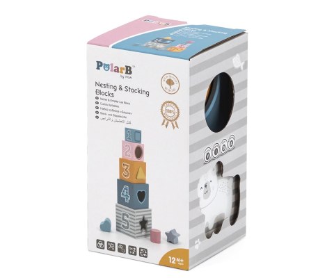 Viga Viga 44016 PolarB piramidka edukacyjna z sorterem Viga Viga 44016 PolarB piramidka edukacyjna z sorterem