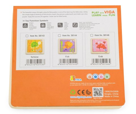 Viga Viga 50144 Puzzle na podkładce - rybka Viga Viga 50144 Puzzle na podkładce - rybka