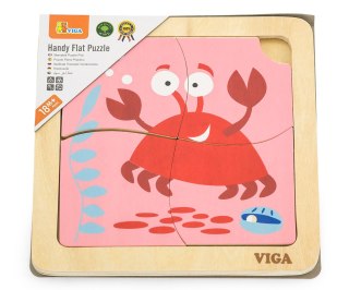 Viga Viga 50146 Puzzle na podkładce - krab