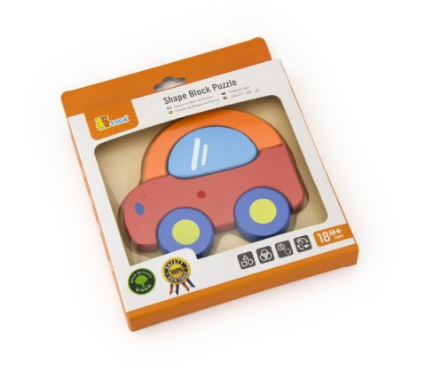 Viga Viga 50172 Pierwsze puzzle maluszka - samochód Viga Viga 50172 Pierwsze puzzle maluszka - samochód