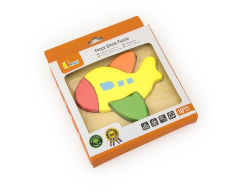Viga Viga 50173 Pierwsze puzzle maluszka - samolot Viga Viga 50173 Pierwsze puzzle maluszka - samolot
