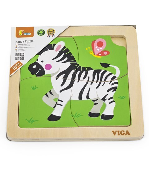 Viga Viga 51317 Puzzle na podkładce-zebra Viga Viga 51317 Puzzle na podkładce-zebra