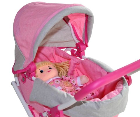 Milly Mally Wózek dla lalek Alice Prestige Pink