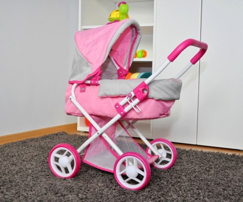 Milly Mally Wózek dla lalek Alice Prestige Pink