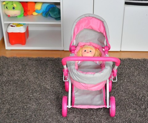 Milly Mally Wózek dla lalek Alice Prestige Pink