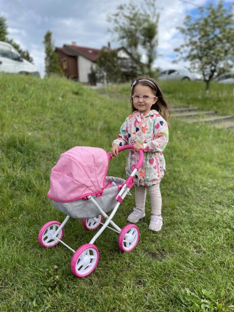 Milly Mally Wózek dla lalek Dori Prestige Pink Milly Mally Wózek dla lalek Dori Prestige Pink