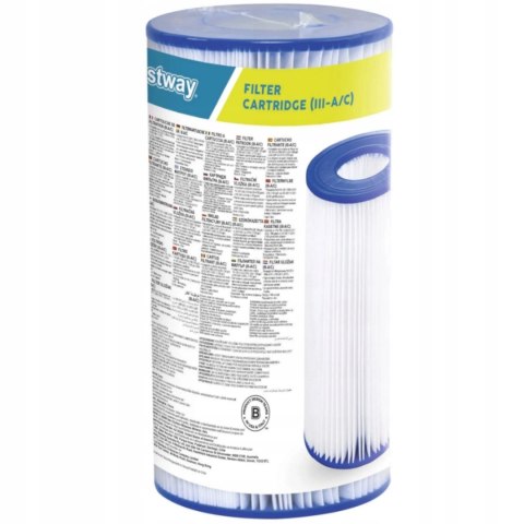 Bestway Bestway Filtr do pompy typ III 58012 Bestway Bestway Filtr do pompy typ III 58012