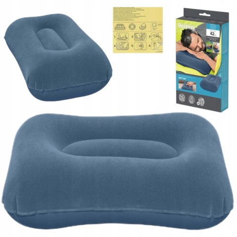 Bestway Bestway dmuchana poduszka turystyczna podróżna zagłówek 67121N Bestway Bestway dmuchana poduszka turystyczna podróżna zagłówek 67121N