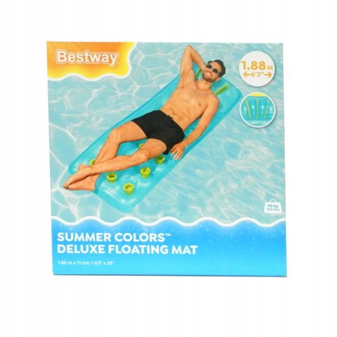 Bestway Bestway materac dmuchany do pływania 188x71cm 43015 N Bestway Bestway materac dmuchany do pływania 188x71cm 43015 N