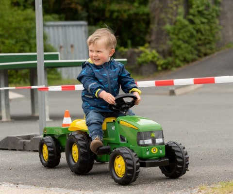 Rolly Toys Rolly Toys 012190 Traktor Rolly Kid John Deere z przyczepą Rolly Toys Rolly Toys 012190 Traktor Rolly Kid John Deere z przyczepą