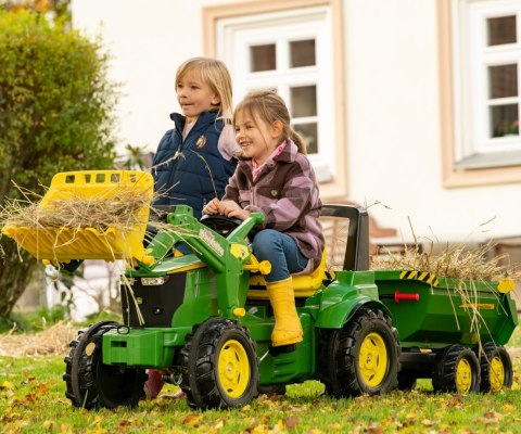 Rolly Toys Rolly Toys 122165 Przyczepa Rolly Halfpipe półwywrotka John Deere 2-osie Rolly Toys Rolly Toys 122165 Przyczepa Rolly Halfpipe półwywrotka John Deere 2-osie