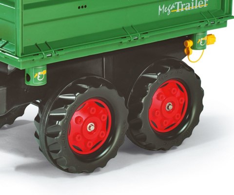 Rolly Toys Rolly Toys 122202 Przyczepa Rolly - Mega Trailer Ciemno Zielona Koła 2-osie