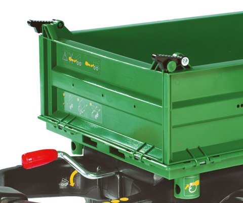 Rolly Toys Rolly Toys 122202 Przyczepa Rolly - Mega Trailer Ciemno Zielona Koła 2-osie