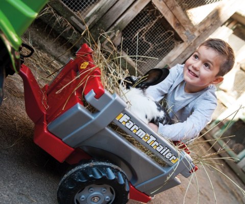 Rolly Toys Rolly Toys 811397 Traktor Rolly Junior RT z przyczepą i łyżka Czerwony Rolly Toys Rolly Toys 811397 Traktor Rolly Junior RT z przyczepą i łyżka Czerwony