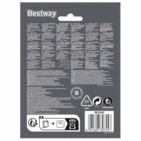 Bestway Zestaw łatek naprawczych 10szt Bestway 62068