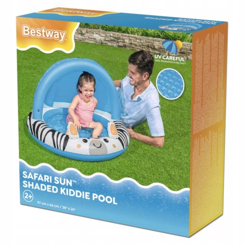 Bestway Basen Basenik Brodzik Daszek Miękkie dno 97x66cm Bestway 52559